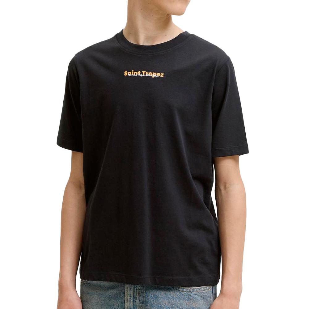 T-Shirt Noir Garçon Jack & Jones Jjcity pas cher