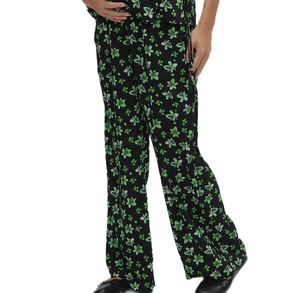 Pantalon de Grossesse Noir/Vert Femme Mamalicious Ellinor pas cher