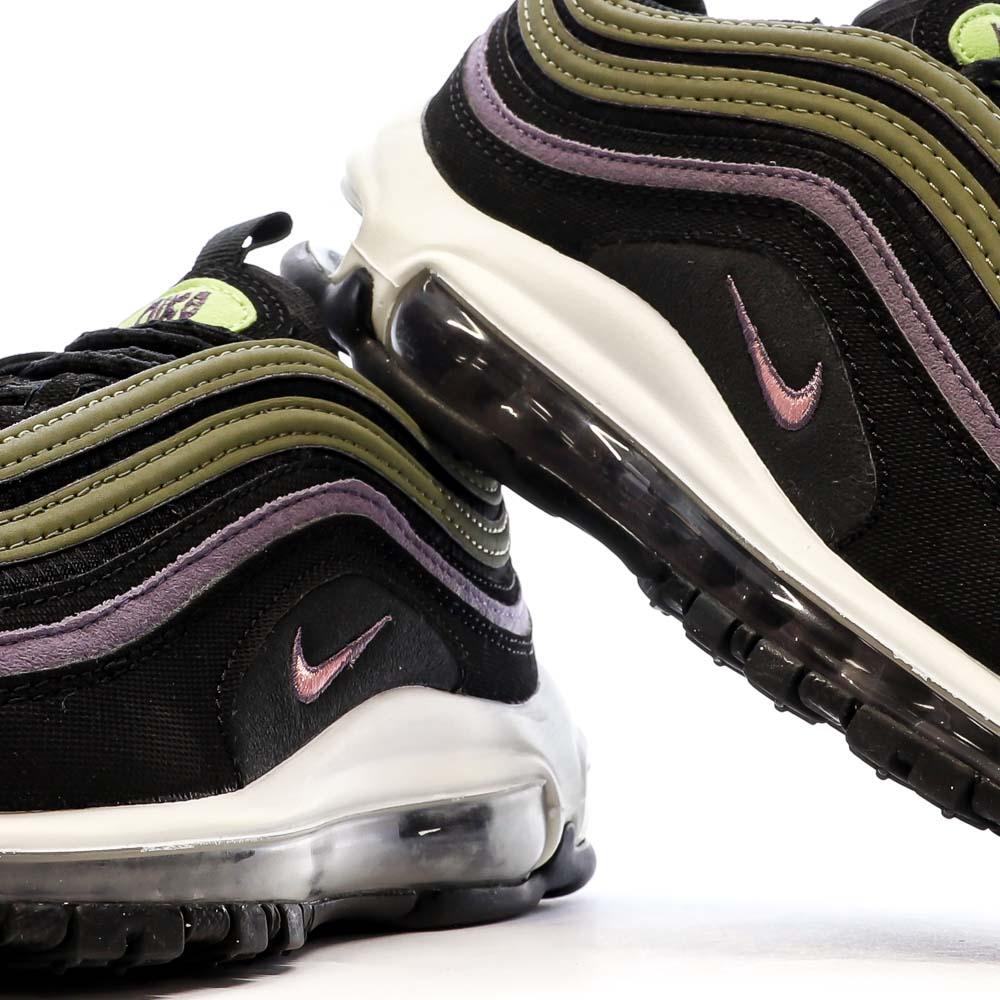 Baskets Noir/Kaki Femme Nike Air Max 97 vue 7