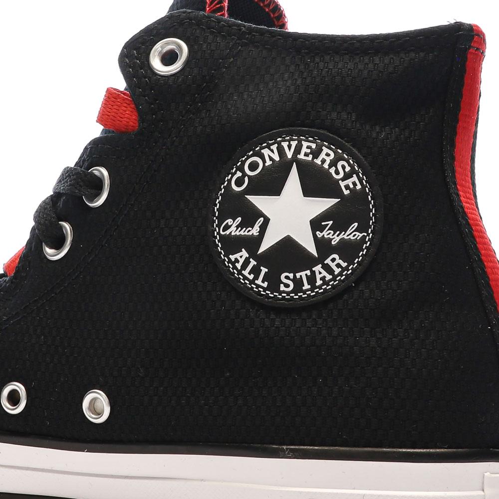 Baskets Noires/Rouge/Blanches Converses Chuck Taylor All Star vue 7