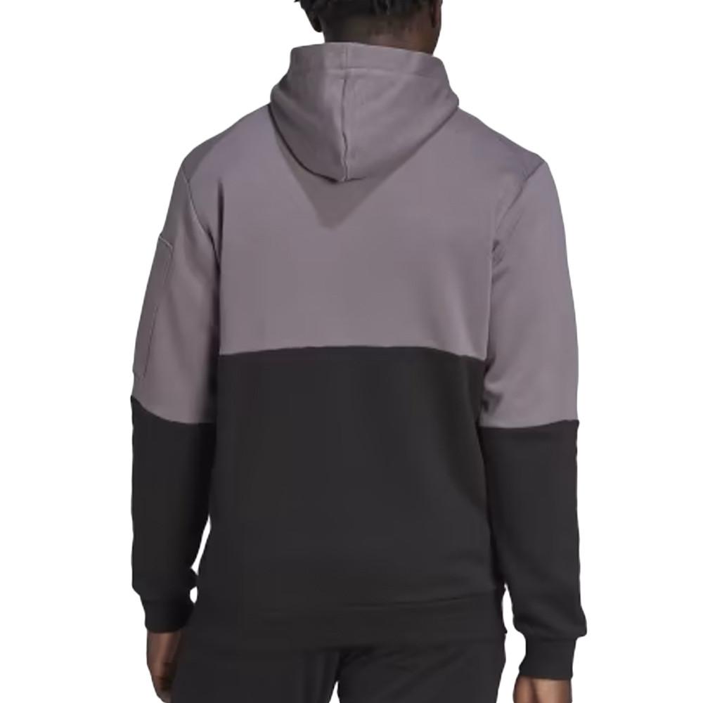 Sweat à Capuche Mauve/Noir Homme Adidas HL6910 vue 2