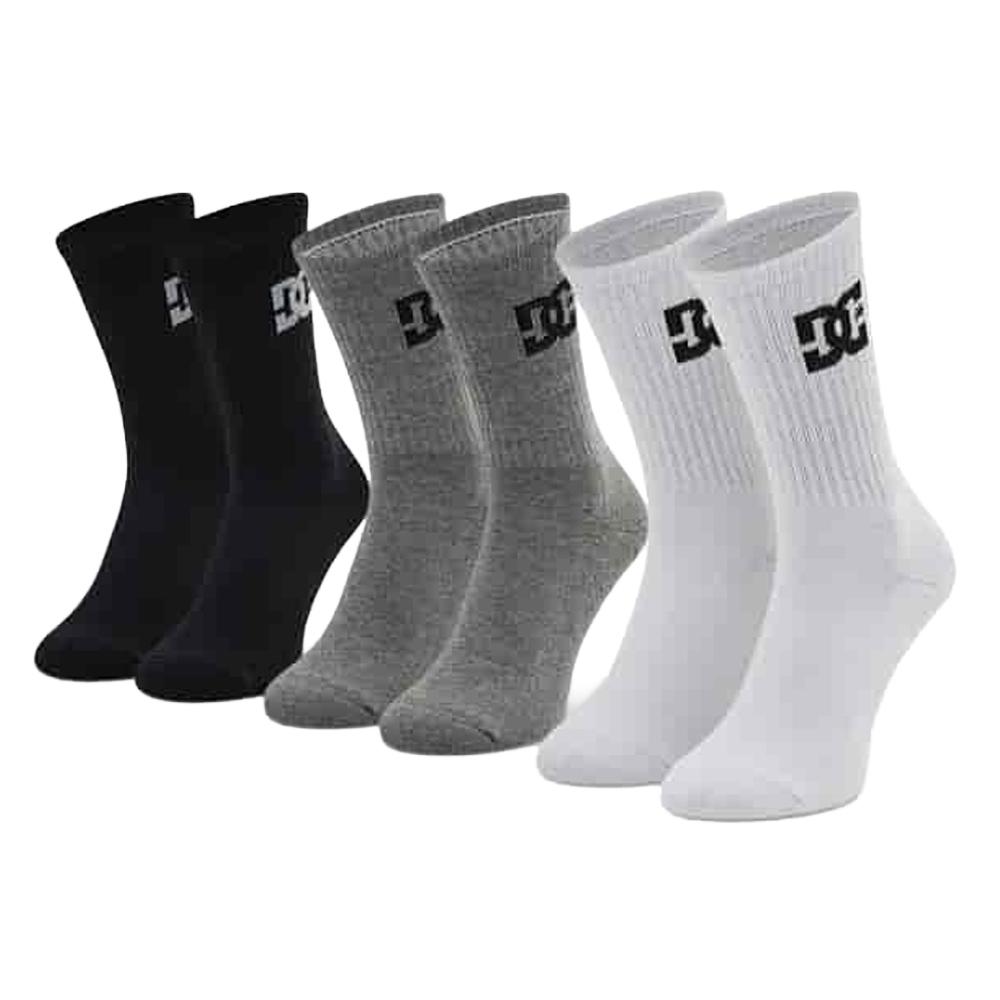 3 pairs of grey/white/black men’s socks – DC Shoes Sock affordable