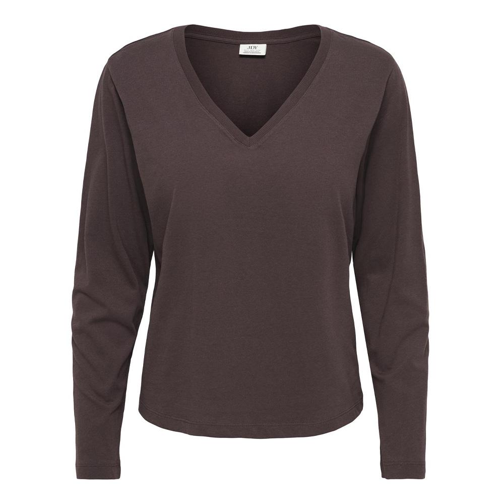 T-shirt Manches Longues Marron Femme JDY Rex pas cher
