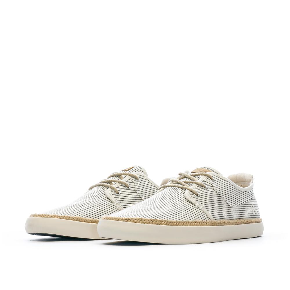 Baskets en Toile Beige/Marine Homme TBS RUKKWAI vue 6