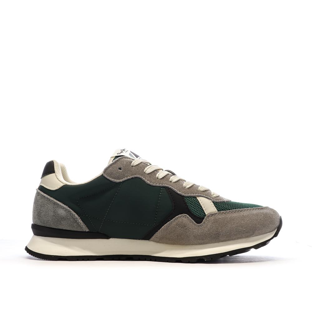 Baskets Gris/Vert Homme Pepe Jeans Brit Heritage vue 2