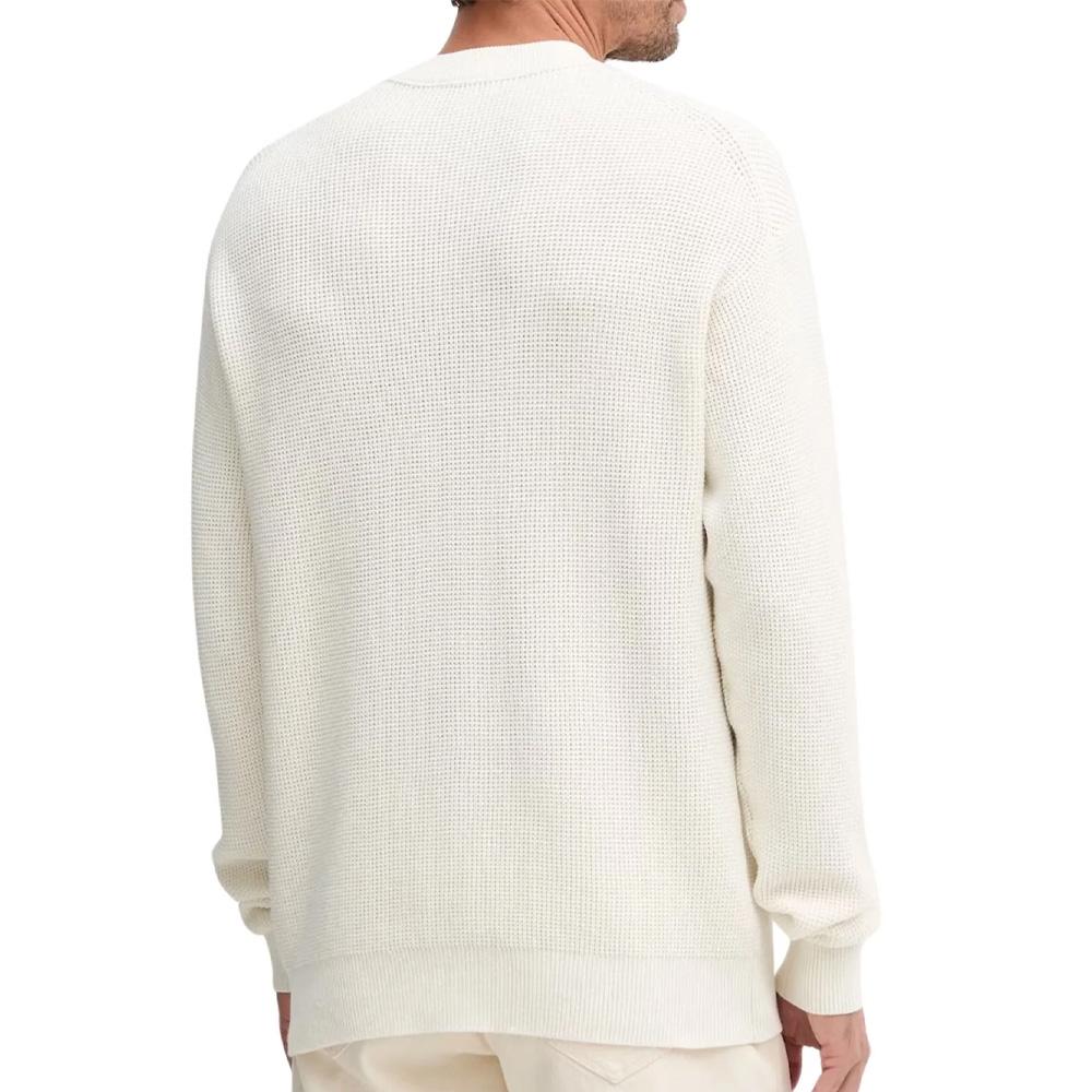 Sweat Blanc Homme Calvin Klein 350terry Monog YAS vue 2