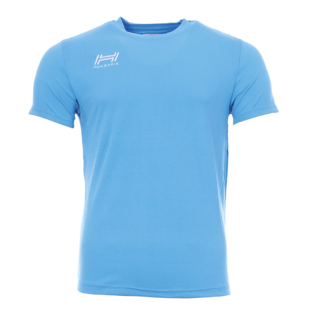 T-shirt bleu clair homme Hungaria Basic pas cher