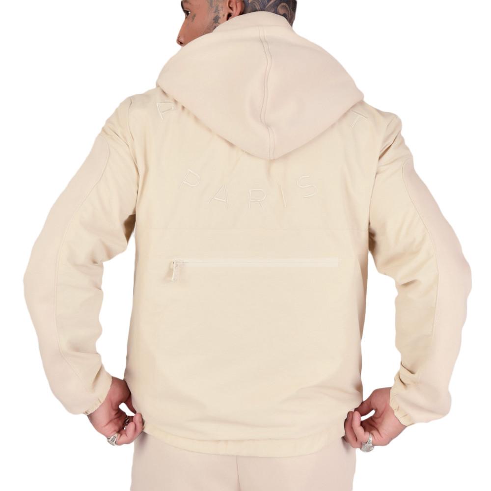 Veste à Capuche Écru Homme Project X Paris Matelassage vue 2