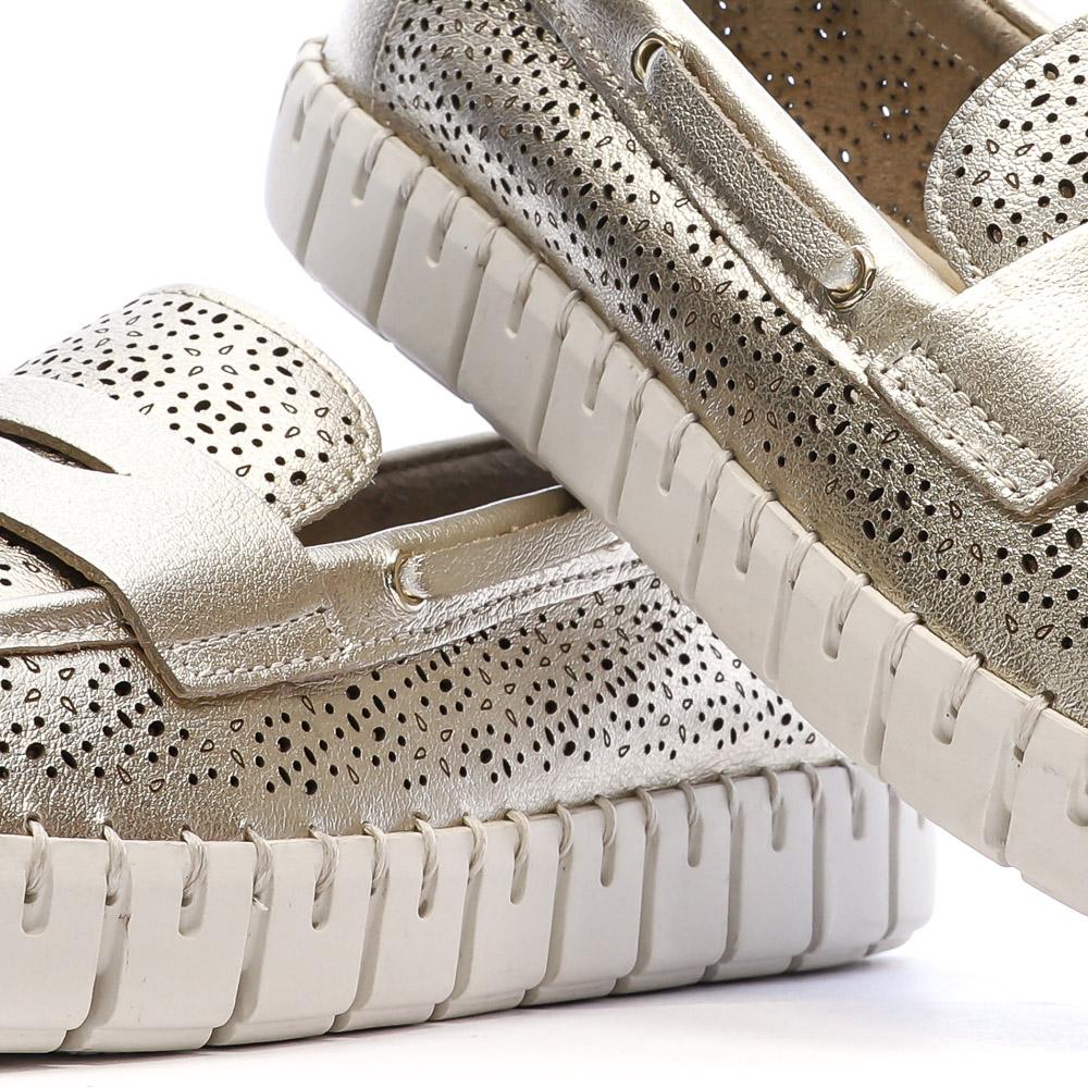 Chaussures de ville Dorées Femme Carmela Oro vue 7