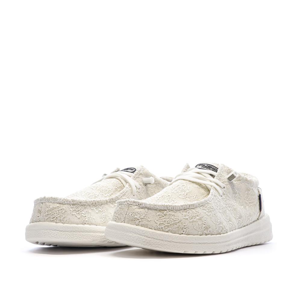 White Women’s Fusion Flower Shoes Photo of the Espace des Marques %store% store - view of %key%