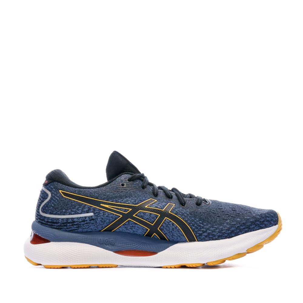 Chaussures de Running Bleu/Noir Homme Asics Gel Nimbus 24 vue 2