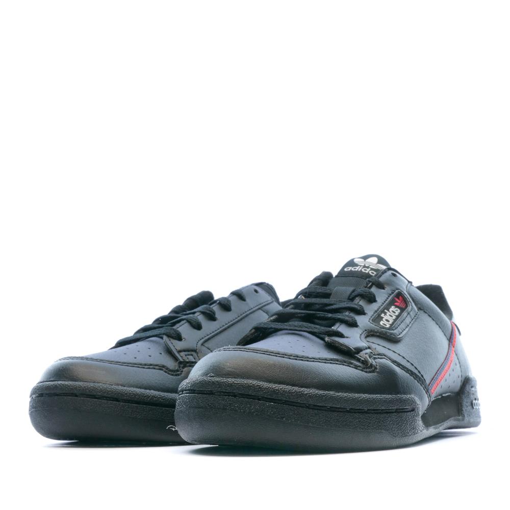 Baskets Noires Garçon Adidas CONTINENTAL 80 J vue 5