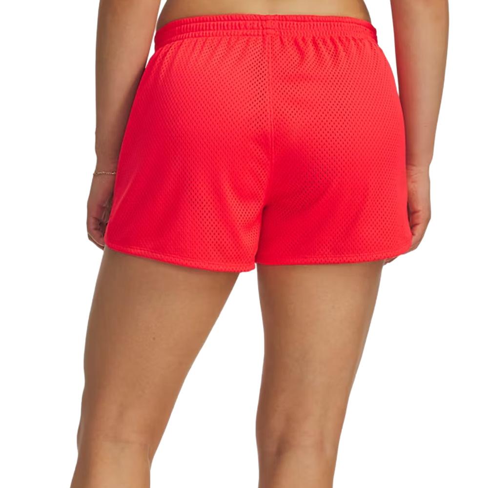 Short Rouge Femme Under Armour Tech Play vue 2