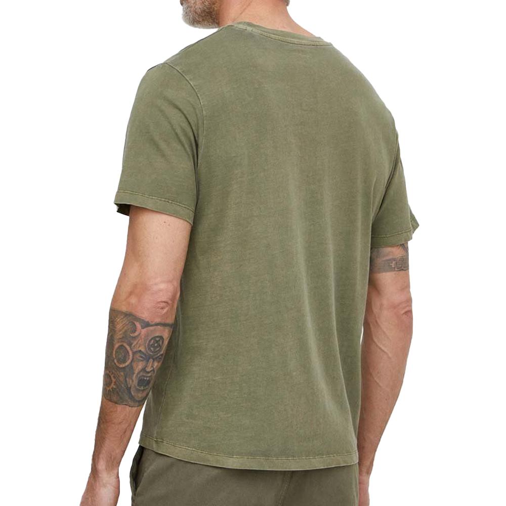 T-shirt Kaki Homme Pepe jeans Jacko PM508664 vue 2