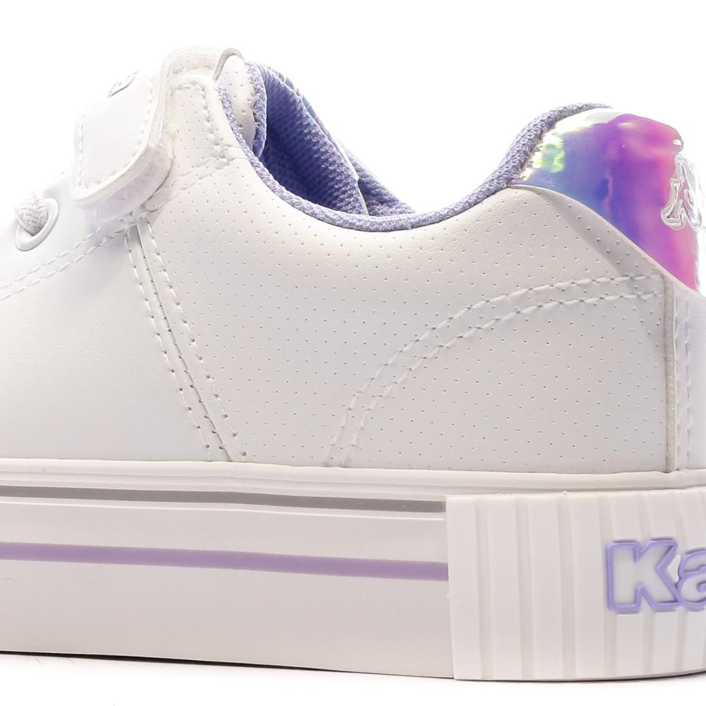Baskets à scratch Blanche Fille Kappa Tudy vue 7
