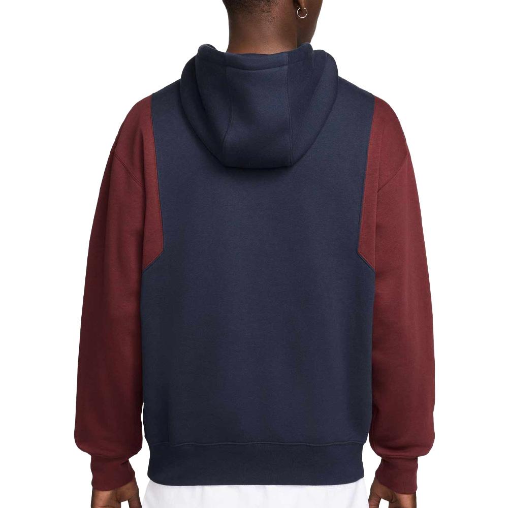 Sweat Bleu Femme Nike Hoodie Clctn vue 2