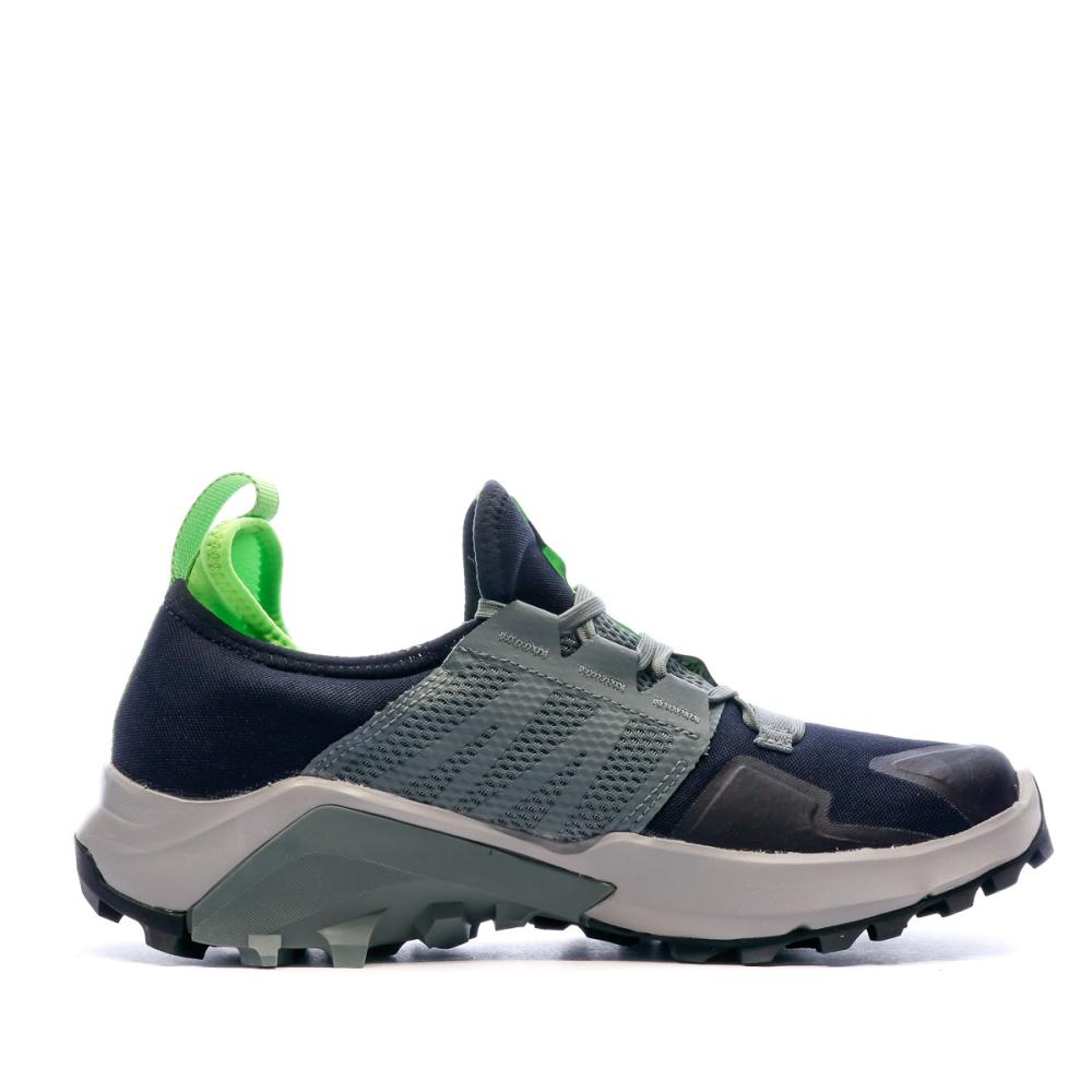 Chaussures de Trail Running Marine/Vert Salomon Goretex vue 2