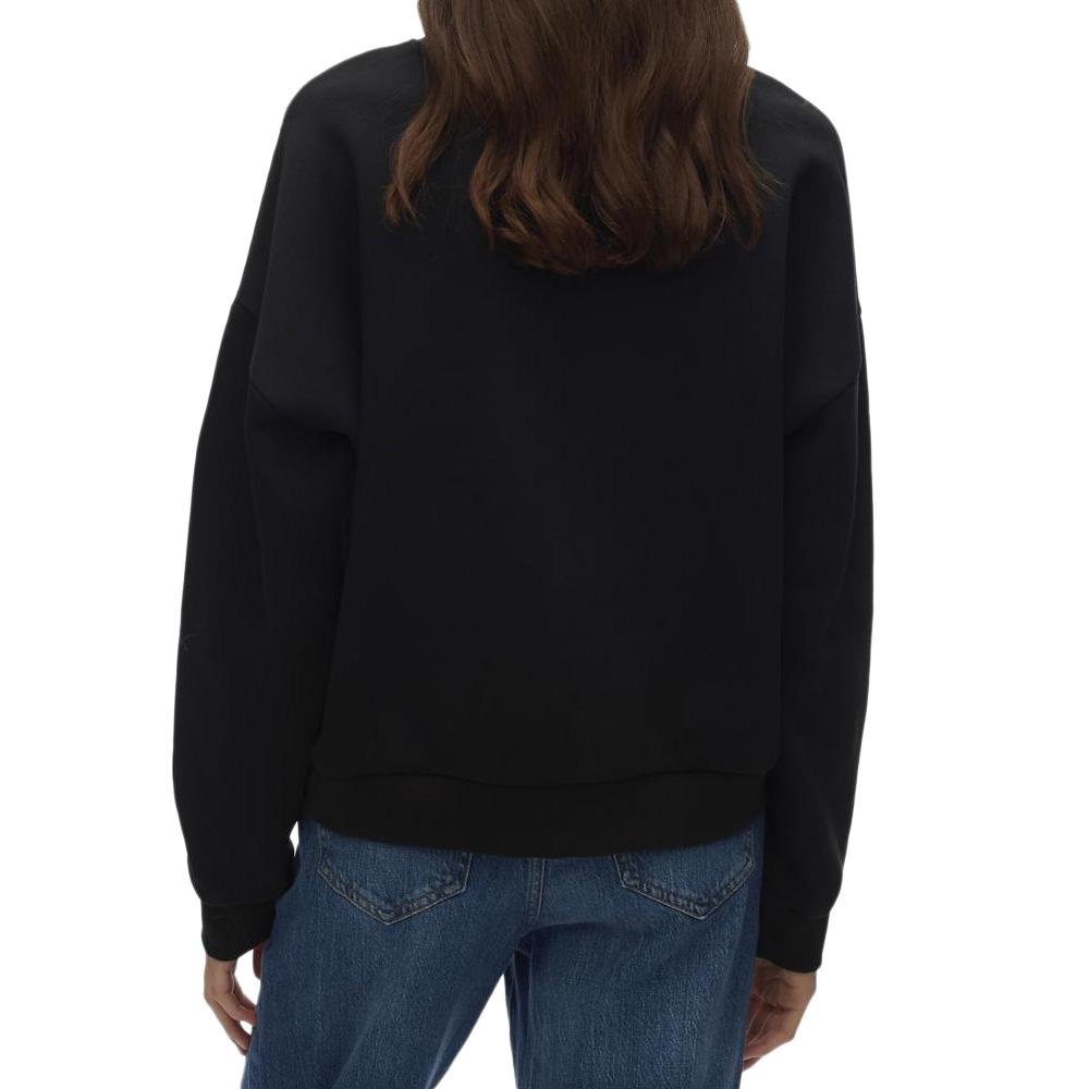 Pull Noir/Argent Femme Vero Moda Lotte vue 2