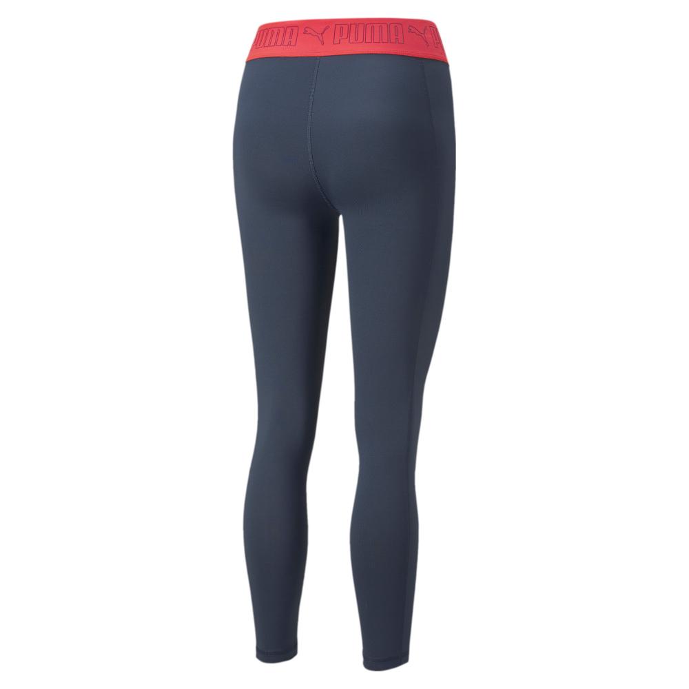 Legging 7/8 Marine/Rose Femme Puma Elast vue 2