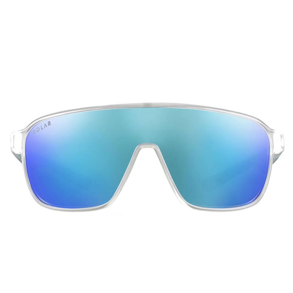 Lunettes de soleil Solar Discovery Transparent Polarized Flash Bleu vue 2