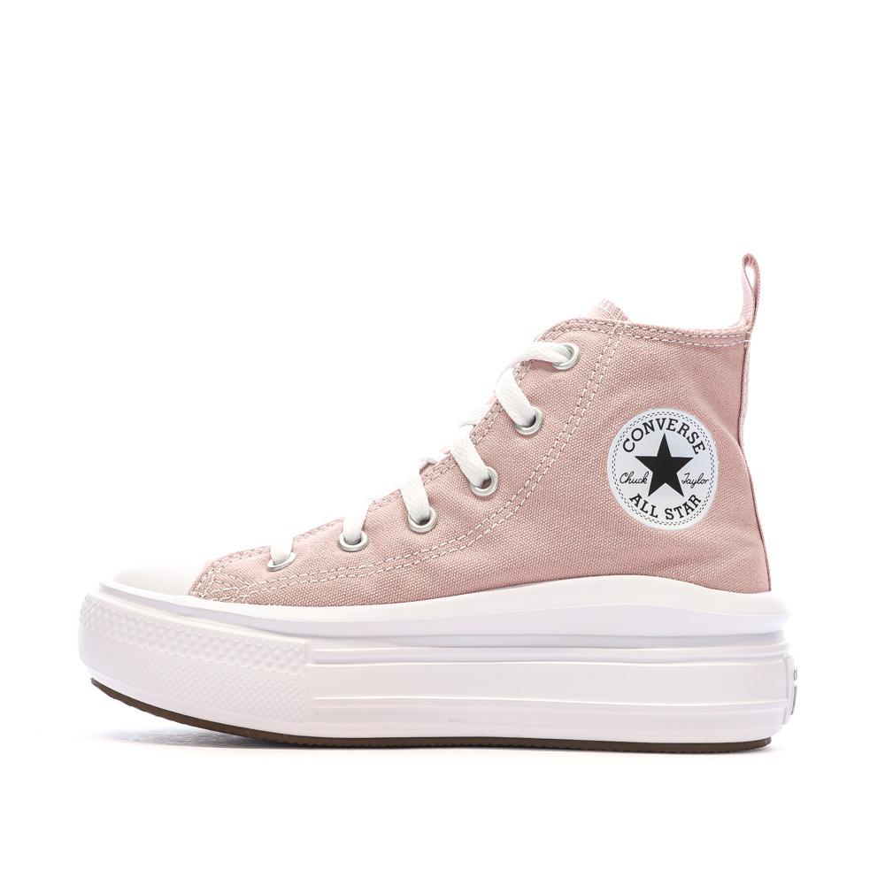 Baskets Rose Fille Converse All Star Move Platform pas cher