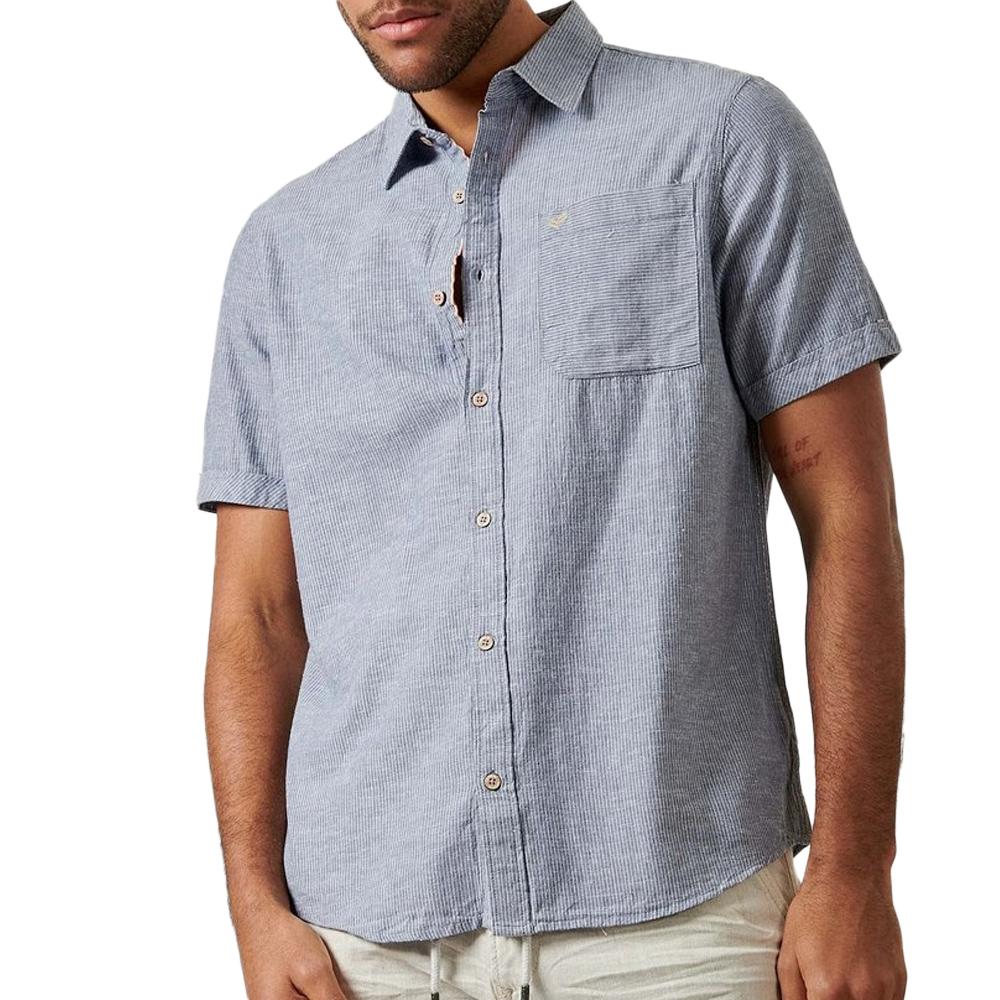 Chemise Bleu Homme Kaporal REX pas cher