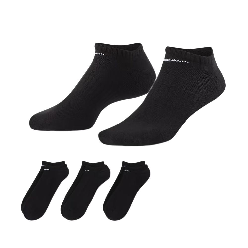 X3 Paires de Chaussettes Noir Mixte Nike Everyday Ltwt pas cher