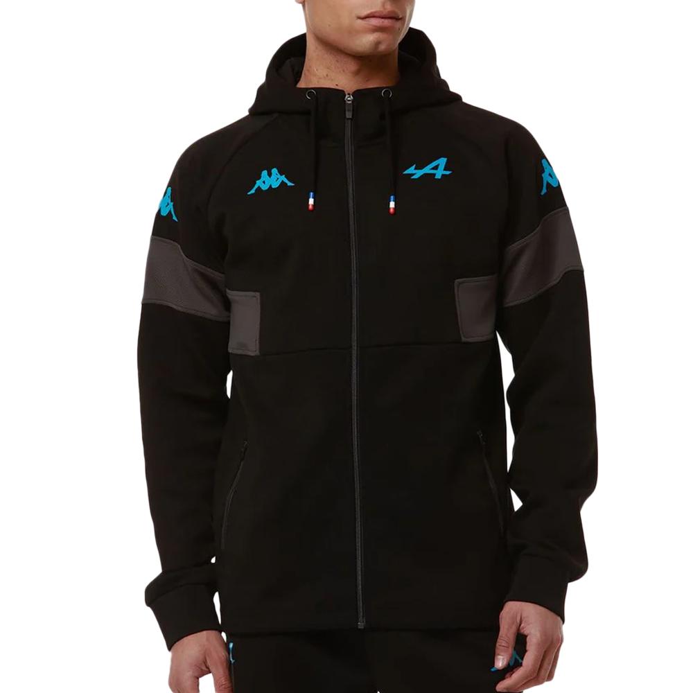 Veste Noire Homme Kappa Adorfeo pas cher