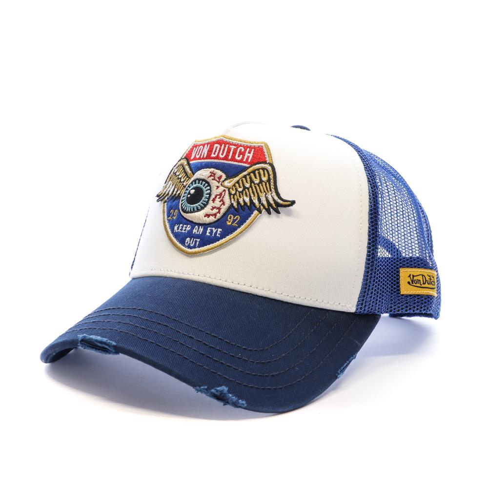 Casquette Blanche/Bleu Homme Von Dutch HIG1 vue 4