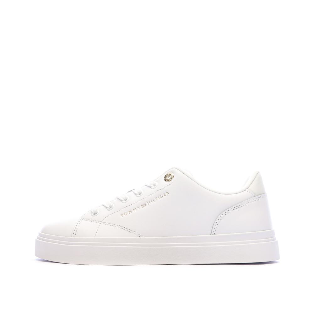 Baskets Blanche Femme Tommy Hilfiger Cupsole pas cher