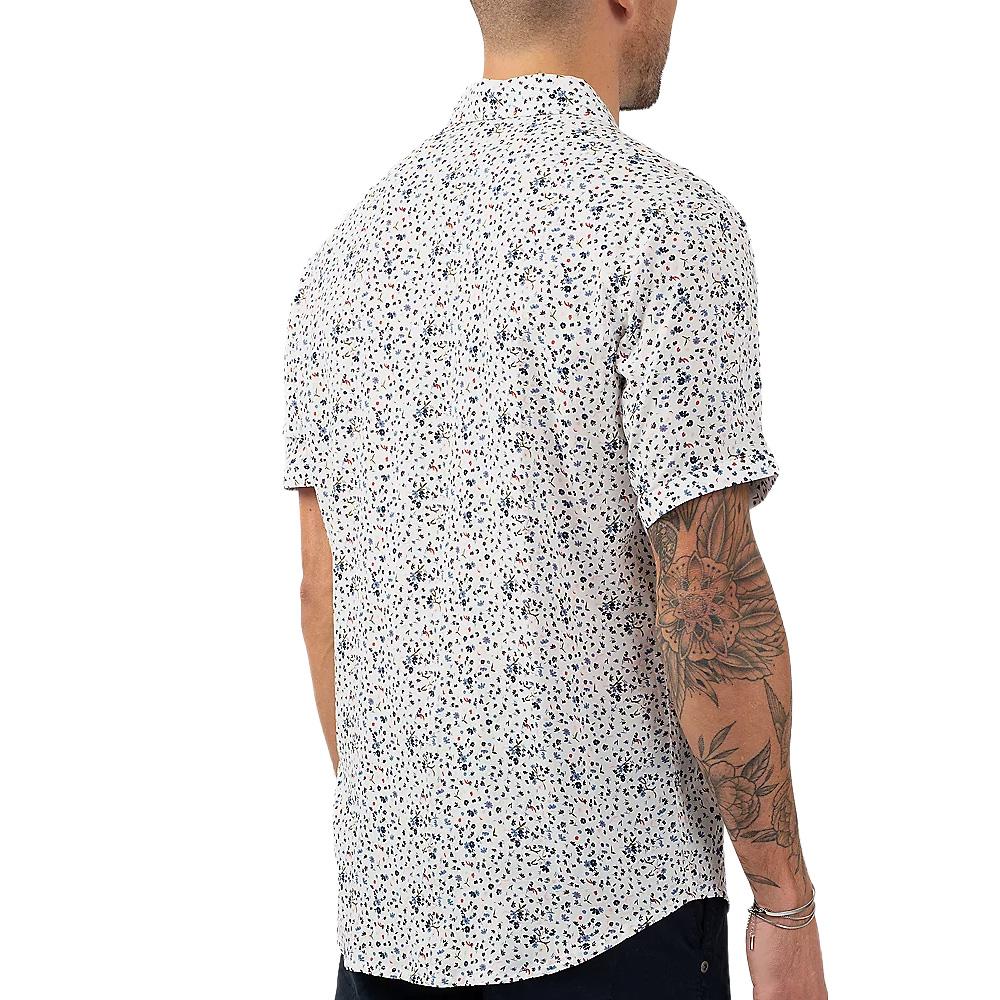 Chemise Imprimé Blanche Homme Sun Valley SUVI vue 2