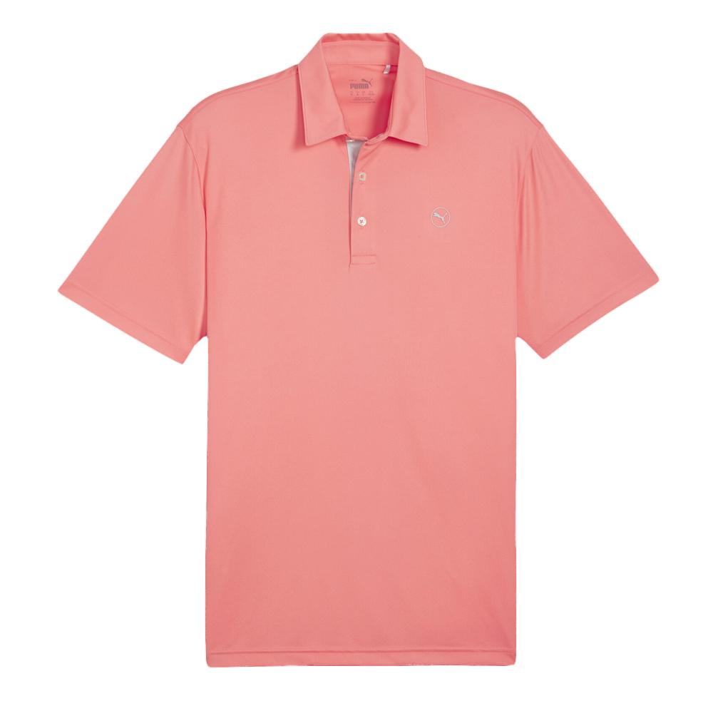 Polo de Golf Corail Homme Puma Pure Solid pas cher