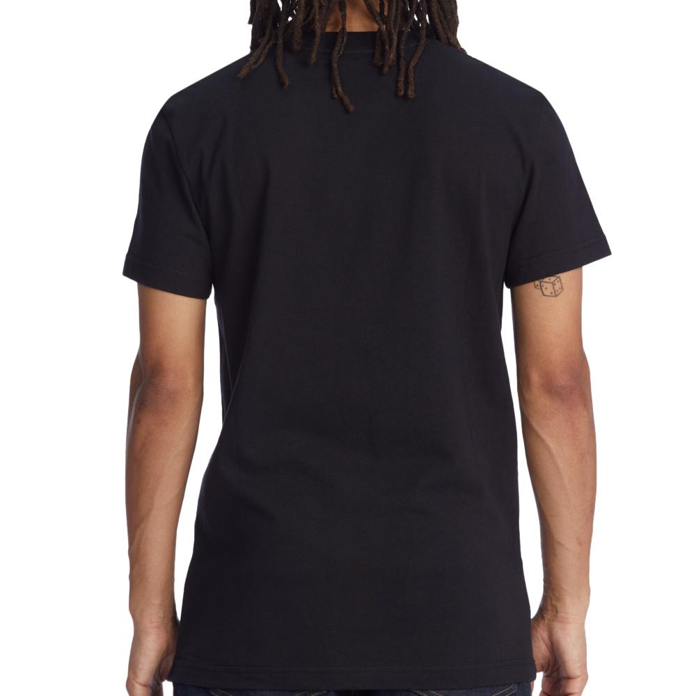 Camiseta negra para hombre DC Shoes Star Bevelled ver 2
