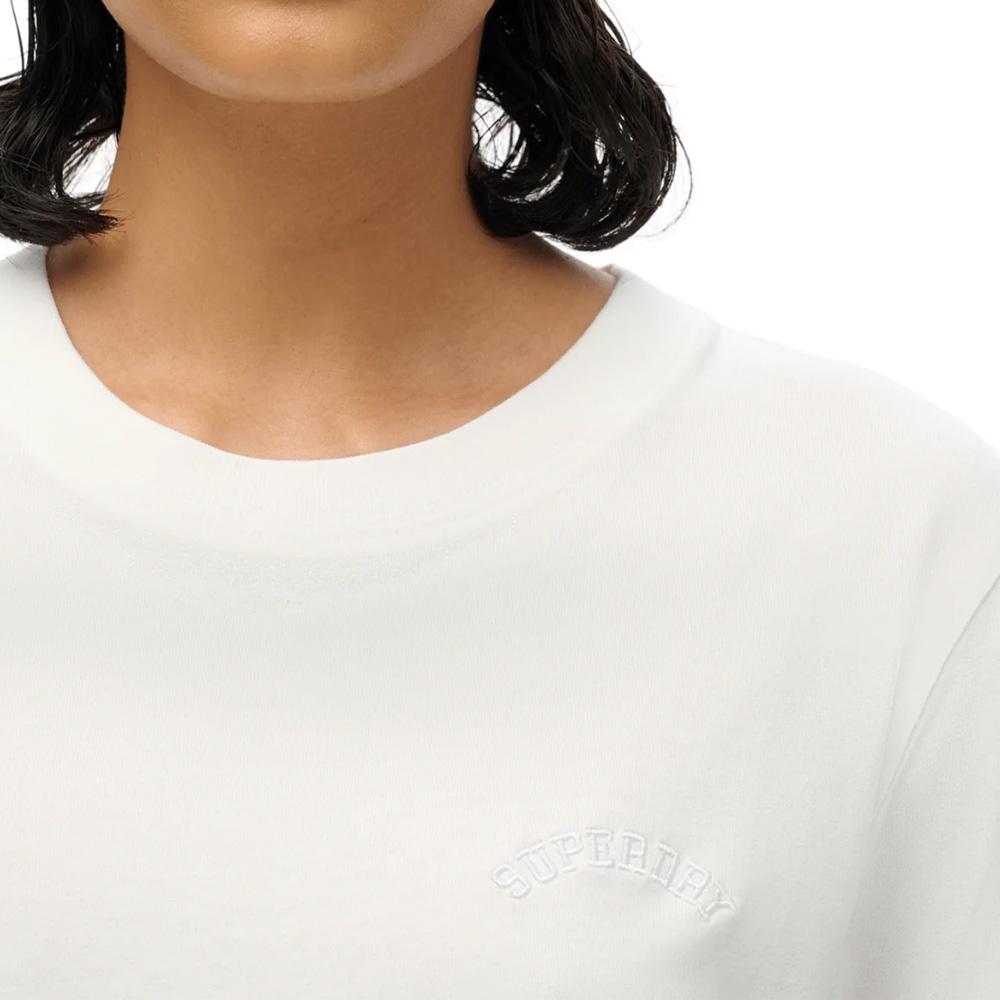 T-Shirt Blanc Femme Superdry W1011644A vue 2
