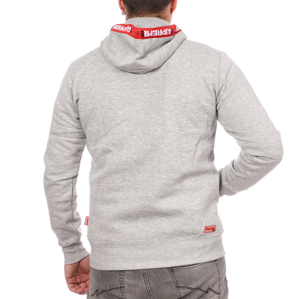 Sweat Gris Homme Supreme Grip Andrea vue 2