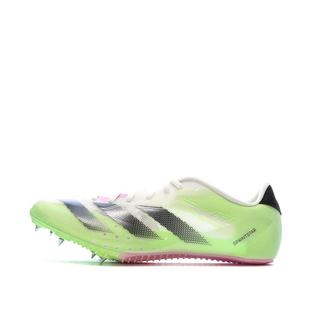 Chaussures d'athlétisme Jaunes Mixte Adidas Sprintstar pas cher
