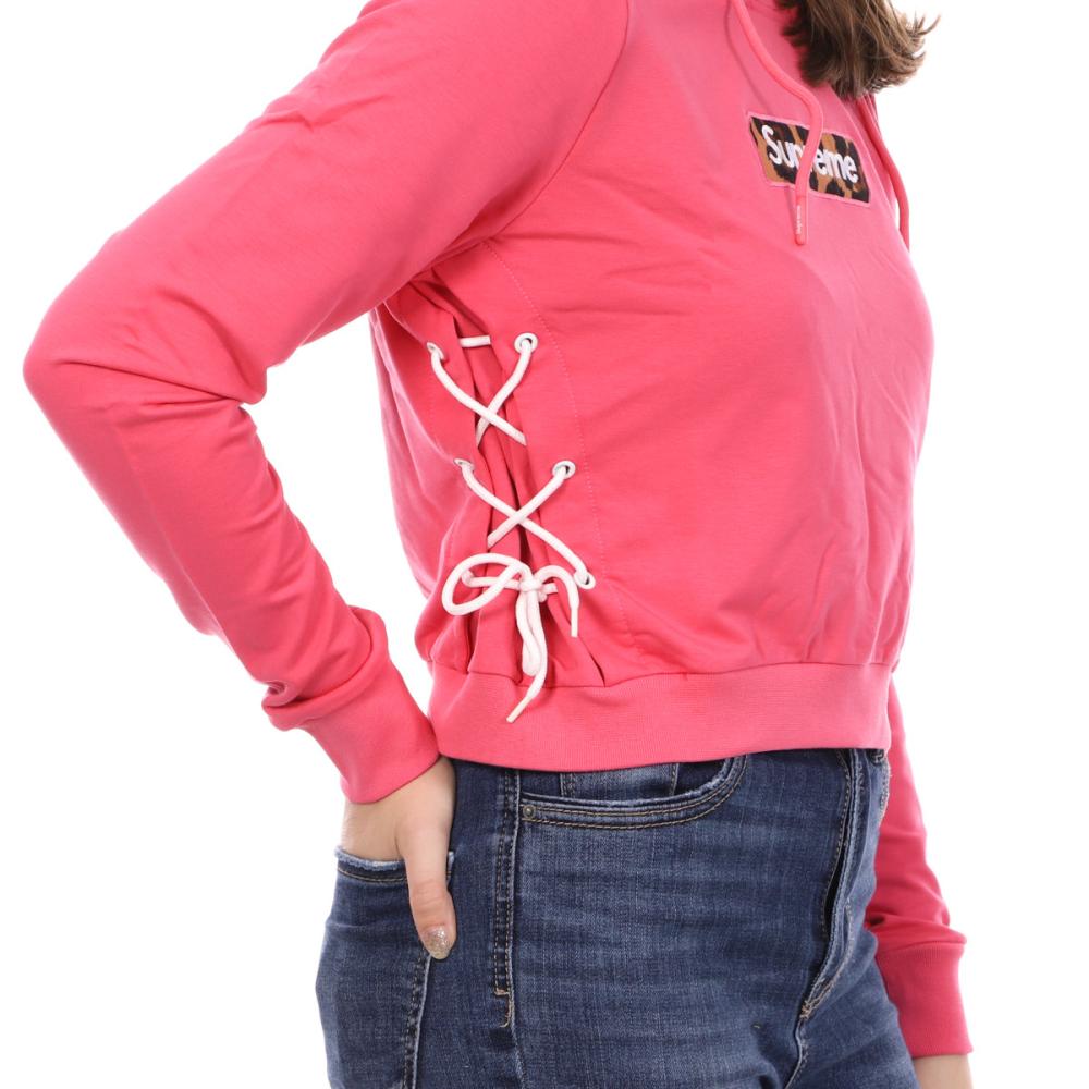 Sweat à capuche Rose Femme Supreme Grip Wild vue 3
