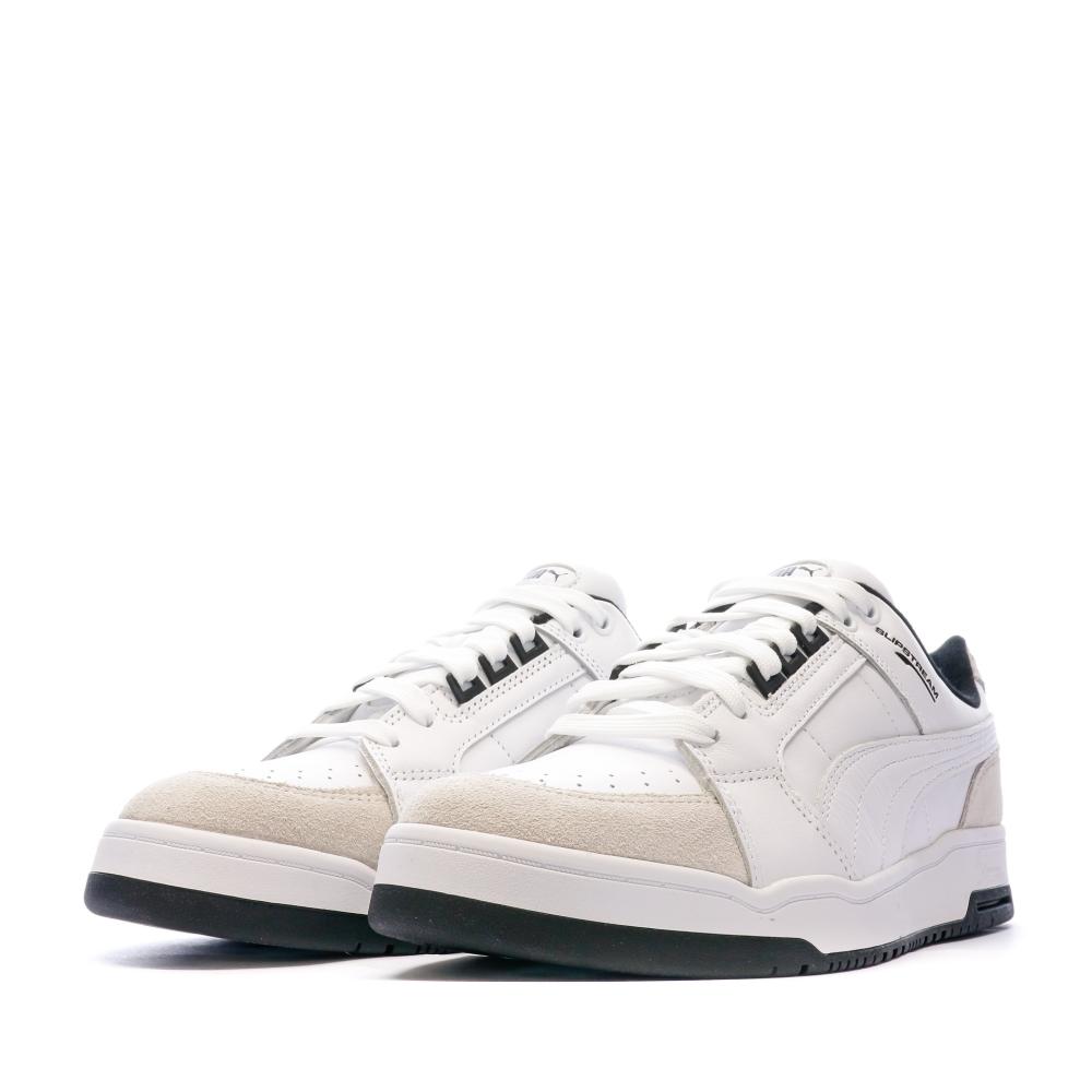 Baskets Beige/Blanche Homme Puma Slipstream Lo Retro vue 6