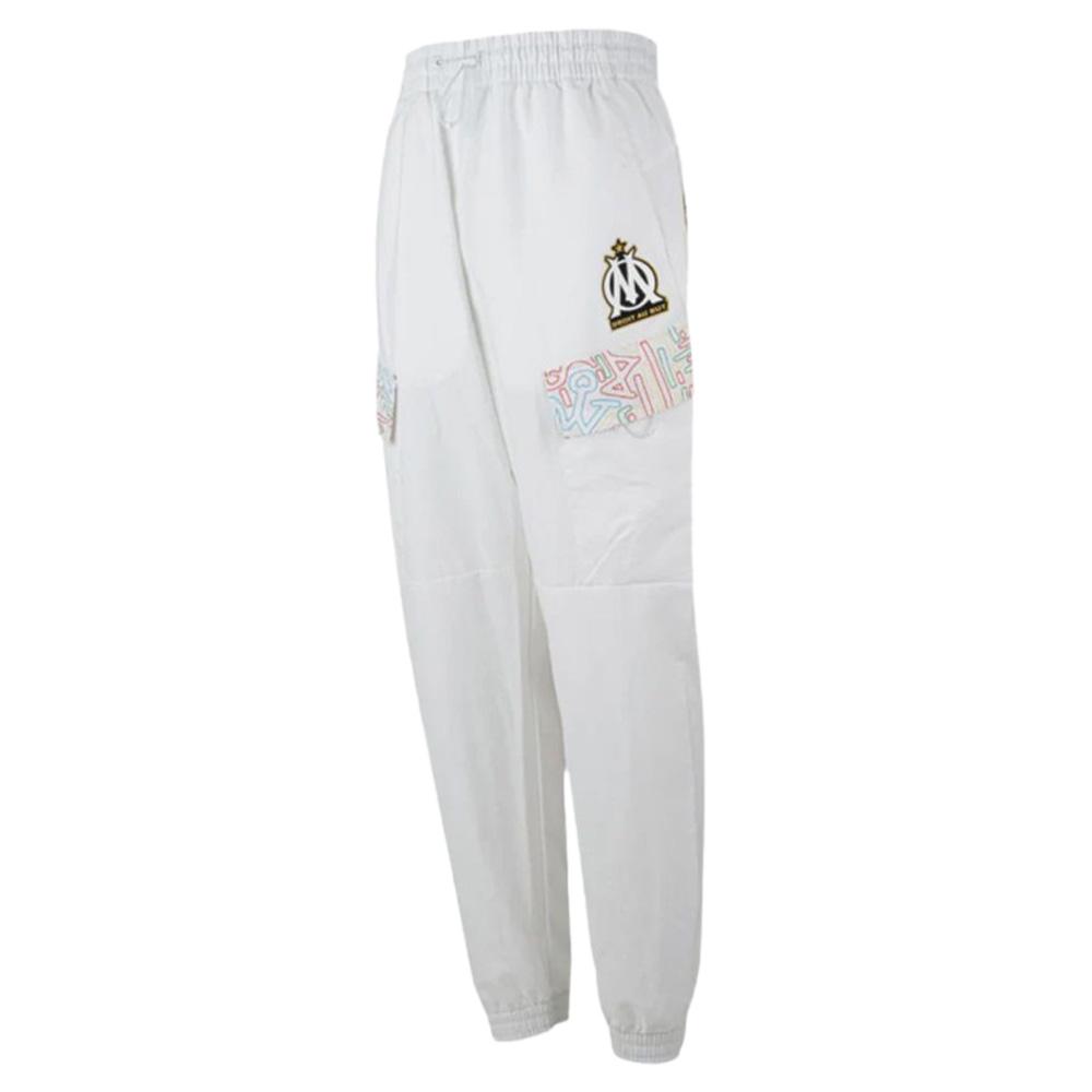 OM Jogging Blanc Homme Puma OM x Africa Woven pas cher