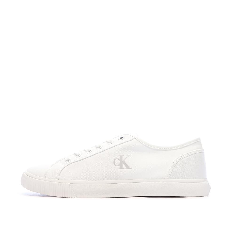 Baskets Blanches Homme Calvin Klein Jeans Ess Vulc Low pas cher