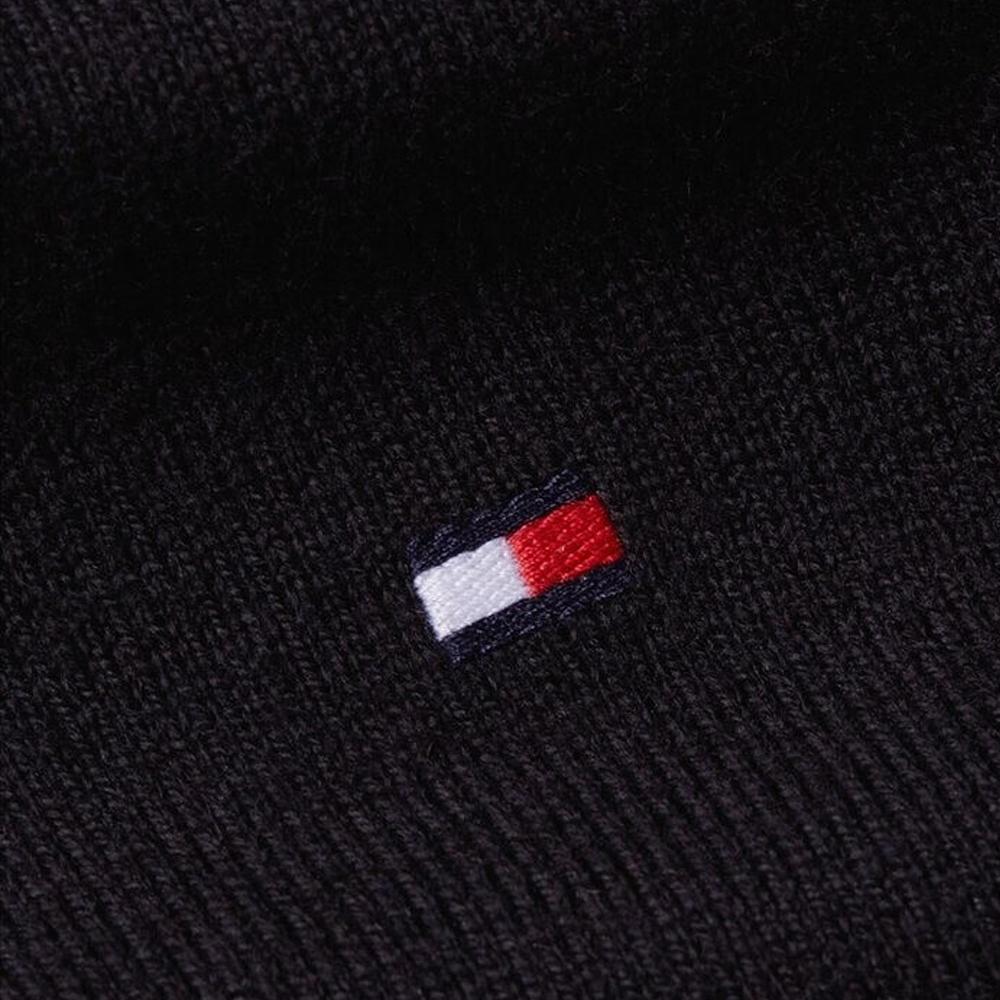 Pull Noir Homme Tommy Hilfiger Pima Org vue 2