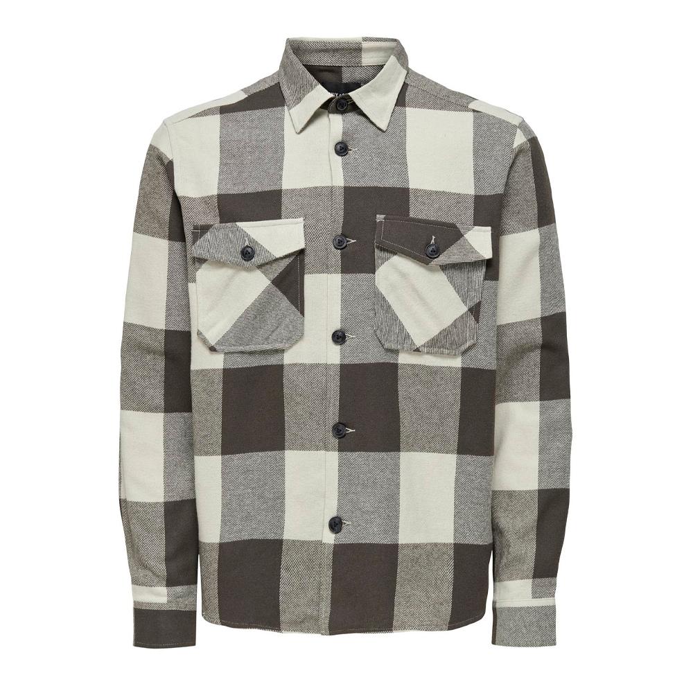Veste Marron Homme Only & Sons Milo pas cher