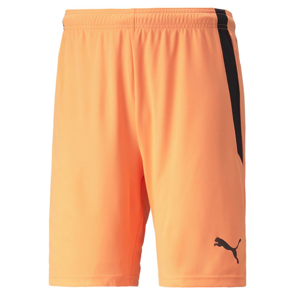 Short de Sport Orange Homme Puma Teamliga pas cher