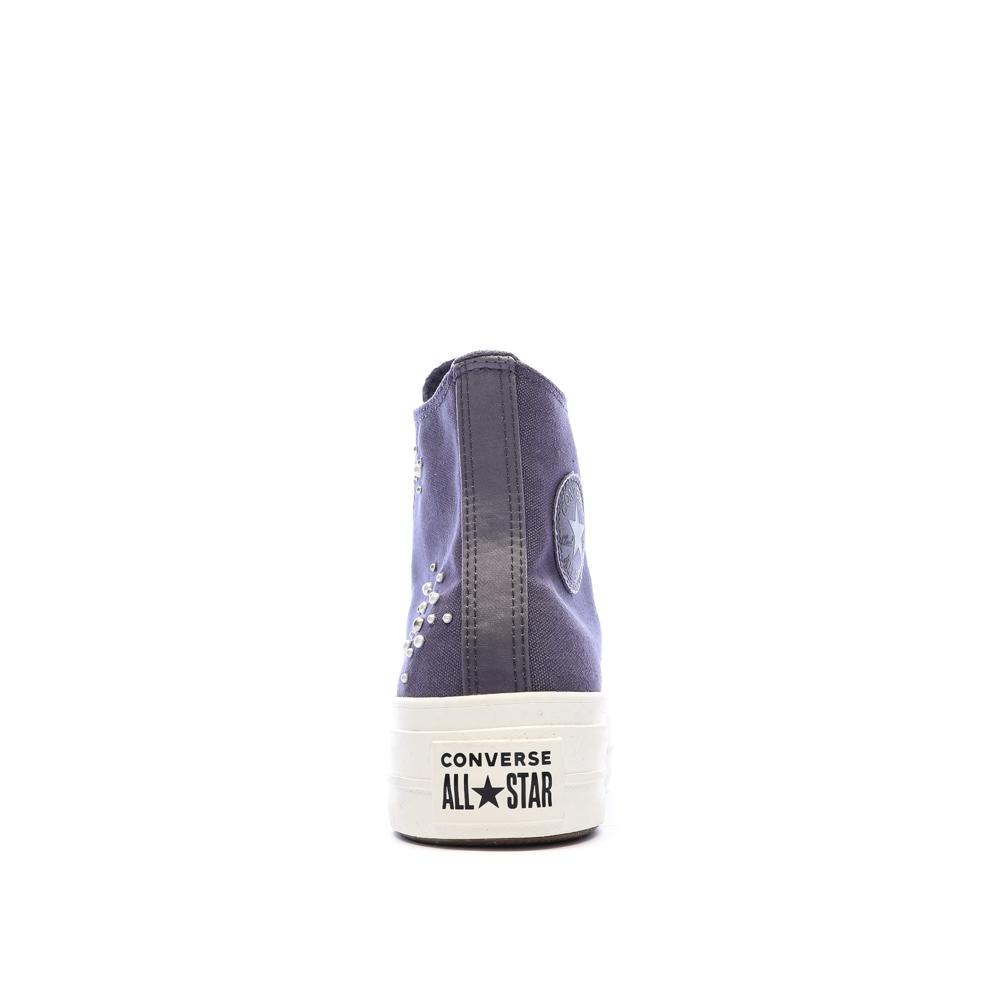 Baskets Marine Femme Converse Chuck Taylor All Star Lift vue 3