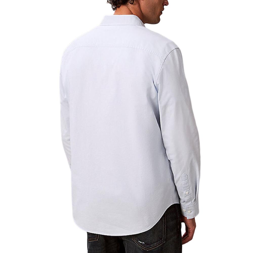 Chemise Bleu clair Homme Calvin Klein Jeans Oxfords vue 2