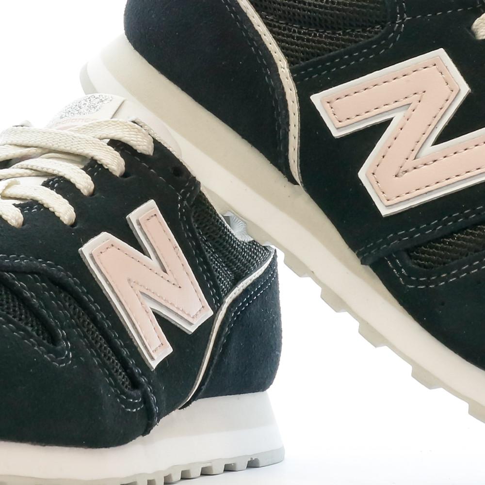 Baskets Noires/Rose Femme New Balance 373 vue 7