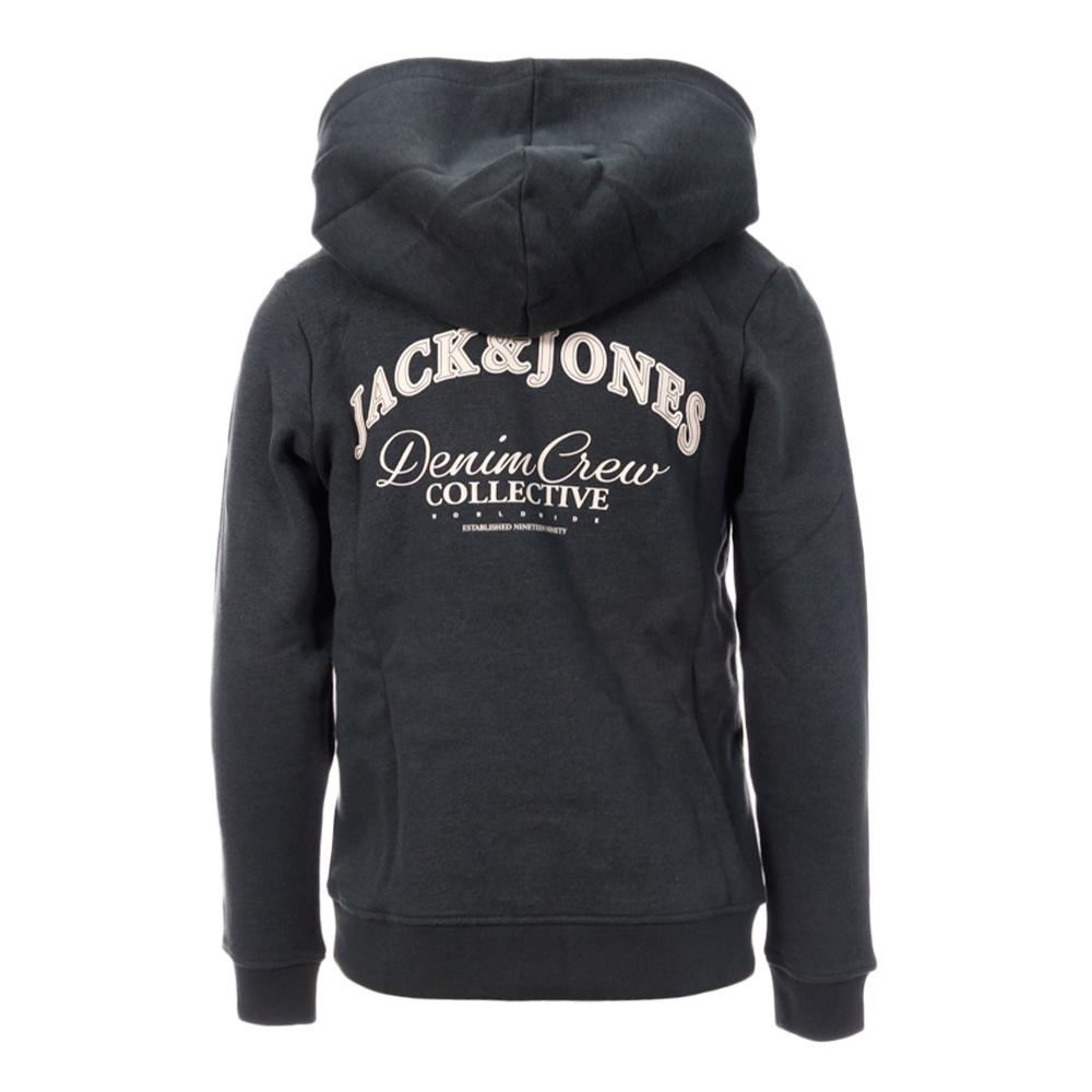 Sweat Gris Foncé Garçon Jack & Jones Brandes vue 2