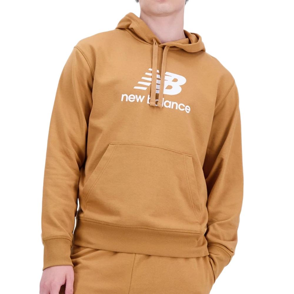 Sweat Jaune Homme New Balance Essentials Stacked pas cher