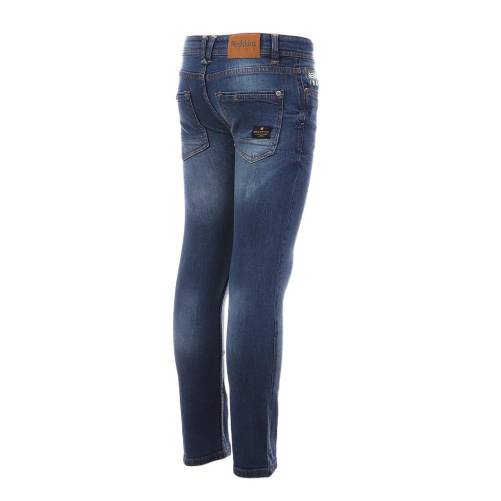 Jean Slim Bleu Garçon Redskins 4560 vue 2