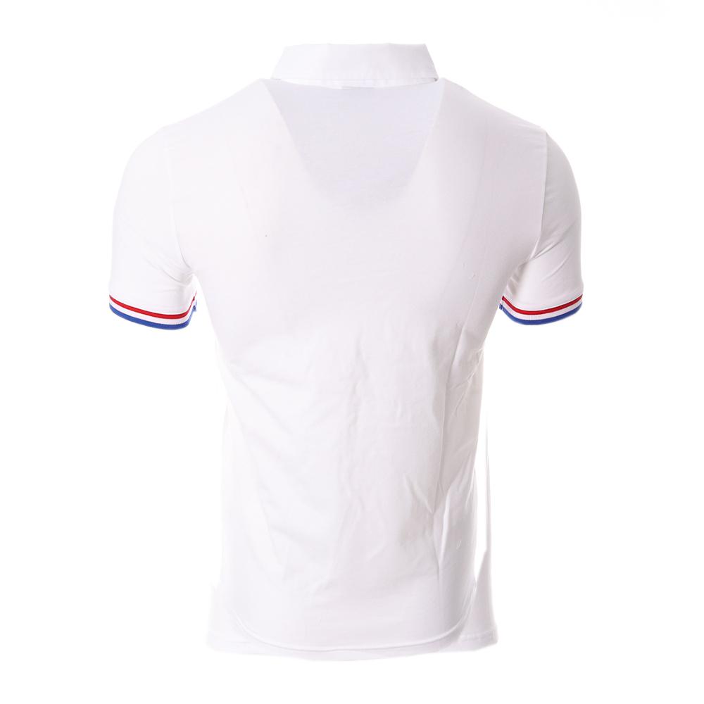 Polo Blanc Homme Le Coq Sportif Mondiaux vue 2